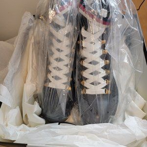 Guicci Lace up Combat Boot